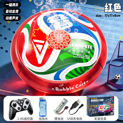 Remote Control Soccer Bubble Ball with Lights & Music