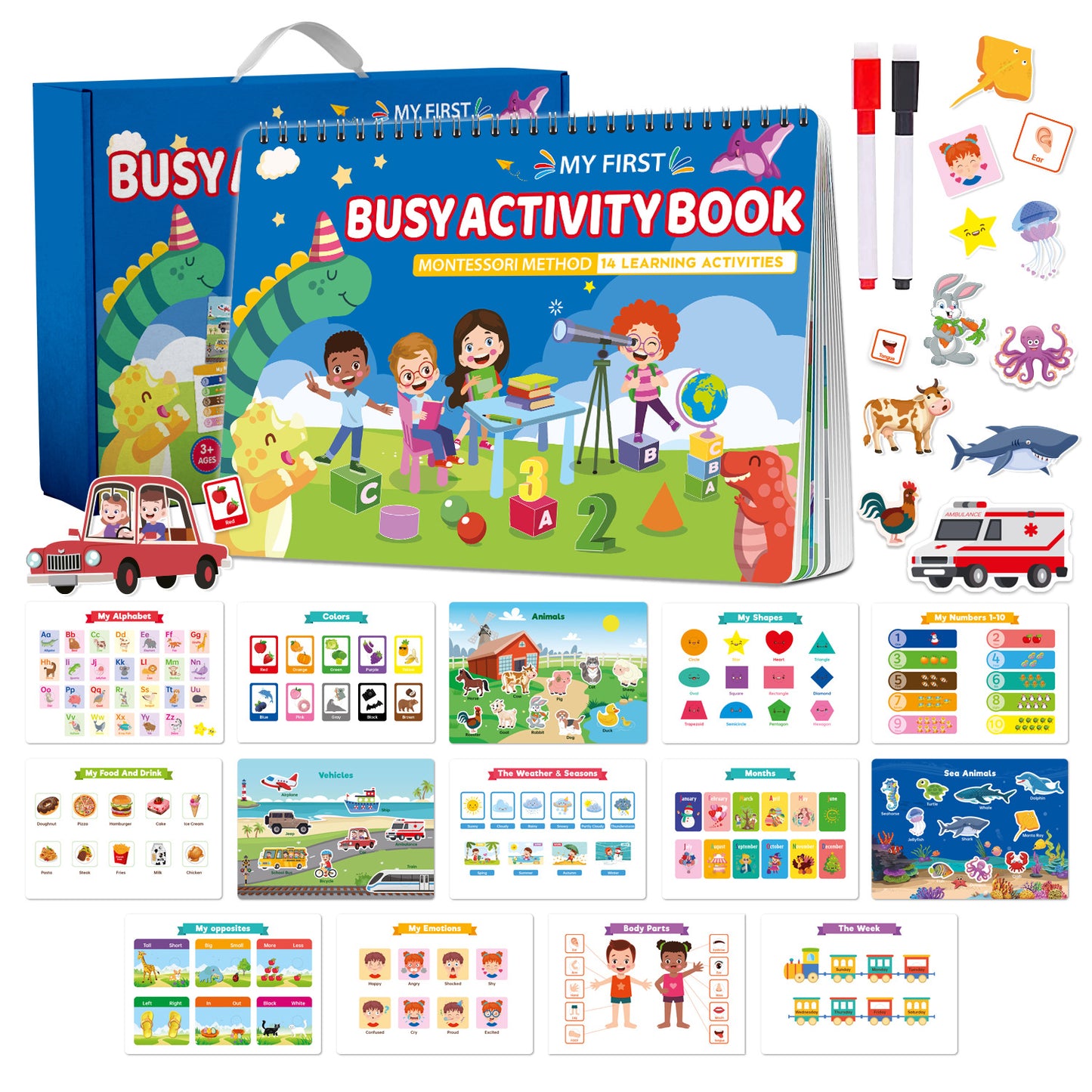Montessori Activity Book for Kids – Playful Learning & Early Development