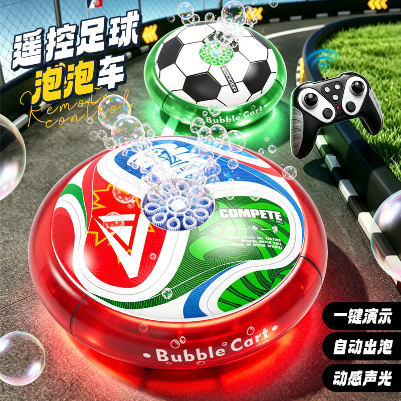 Remote Control Soccer Bubble Ball with Lights & Music