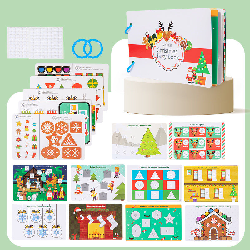 Educational Montessori Christmas Story Book