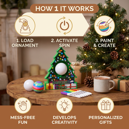 DIY Christmas Spinning Ornament Painting Kit