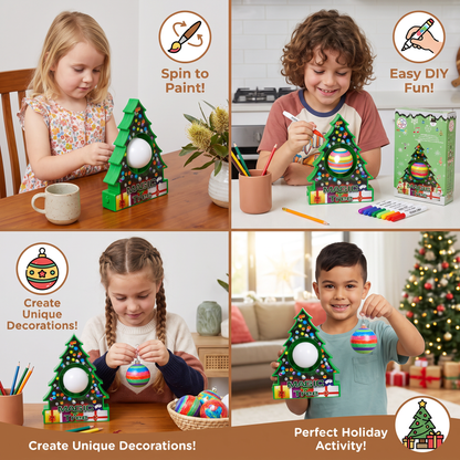 DIY Christmas Spinning Ornament Painting Kit