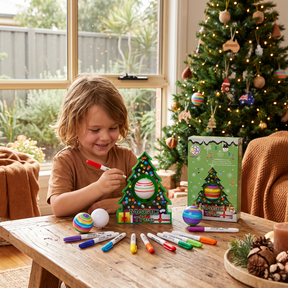 DIY Christmas Spinning Ornament Painting Kit
