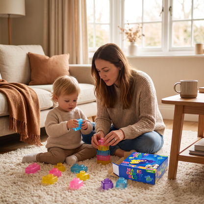 Safe & Soft Squishy Jelly Building Blocks for Kids