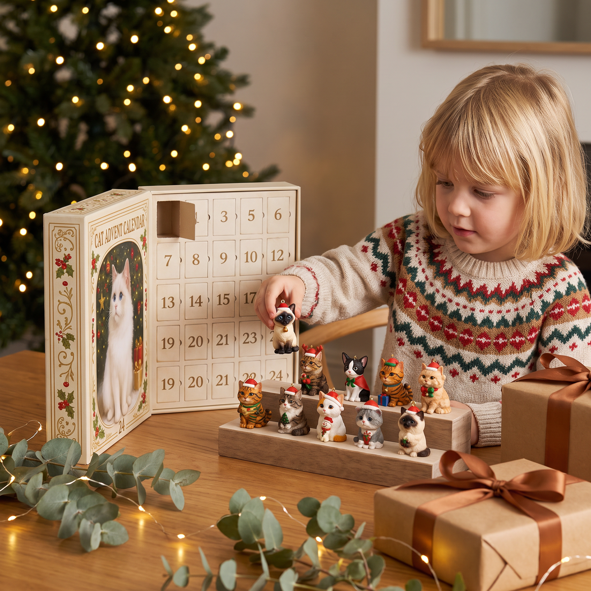 24-Day Christmas Cat Advent Calendar