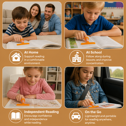 Kids’ Finger Reading Tracker – Translucent Reading Guide