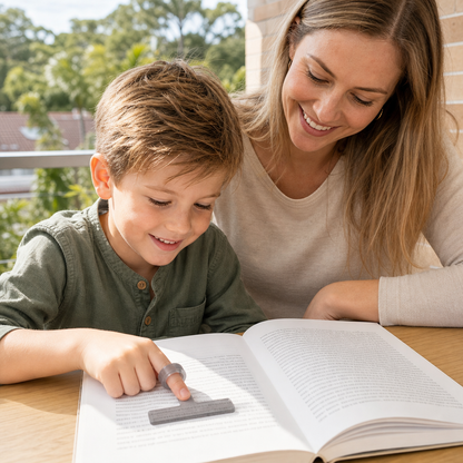 Kids’ Finger Reading Tracker – Translucent Reading Guide