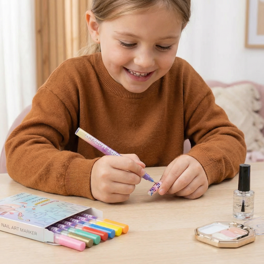 Nail Art Marker Set with Precision Tip – Acrylic Pens for Detailed Nail Designs