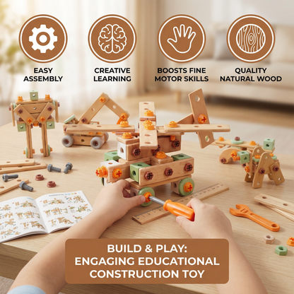 Kids Tool Set for Building & Fixing – Educational Construction Toy
