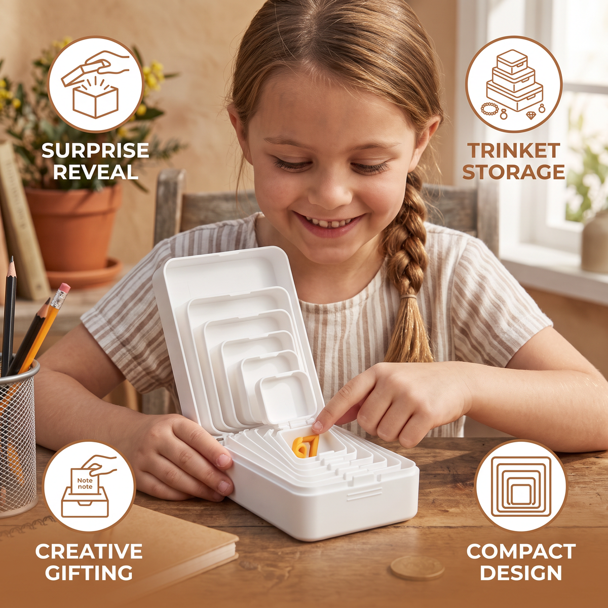 Funny Nesting Surprise Gift Box