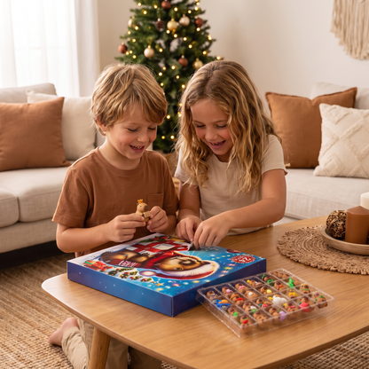 24-Day Capybara Christmas Advent Calendar - 24 Cute Mini Figures