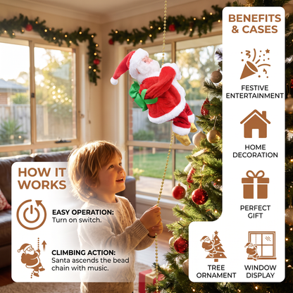 Climbing Santa Claus Toy