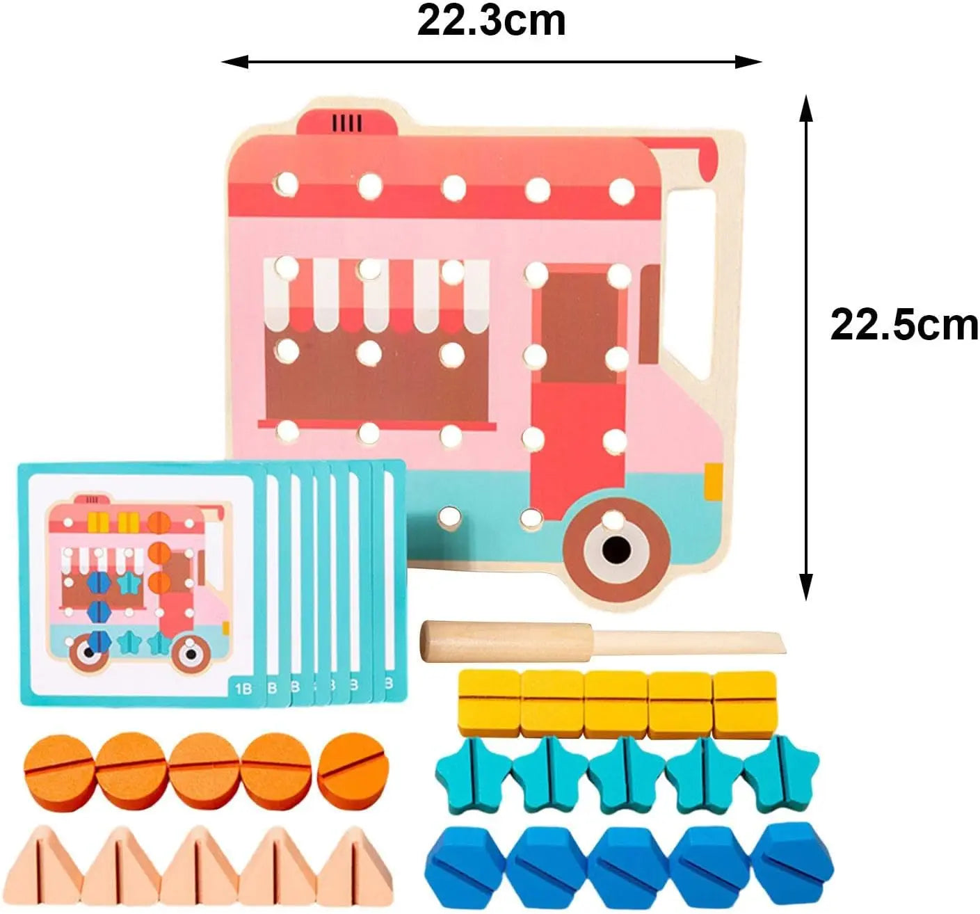 Montessori Colour Chart Bear Plate For Little Craftsmen