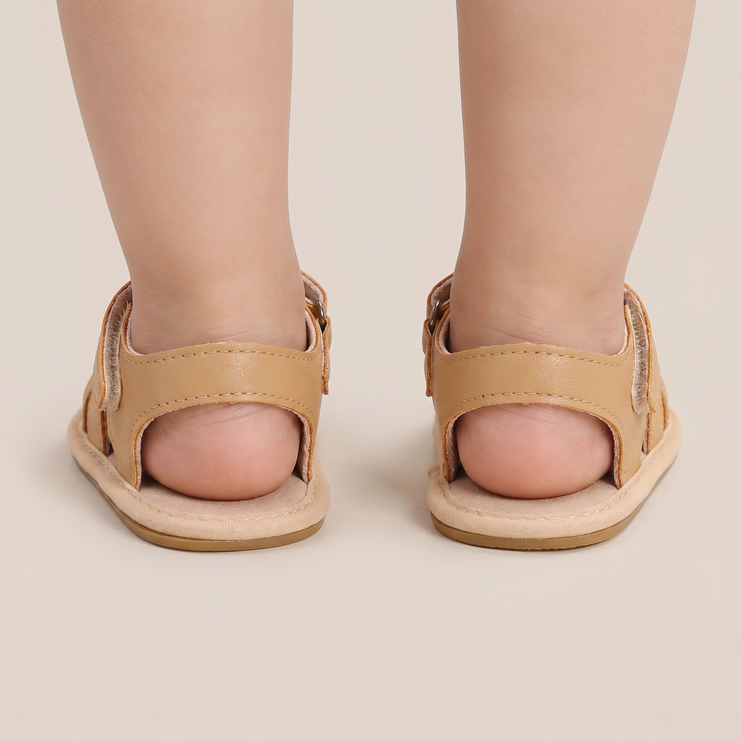 Caged Embroidered Flower Sandals