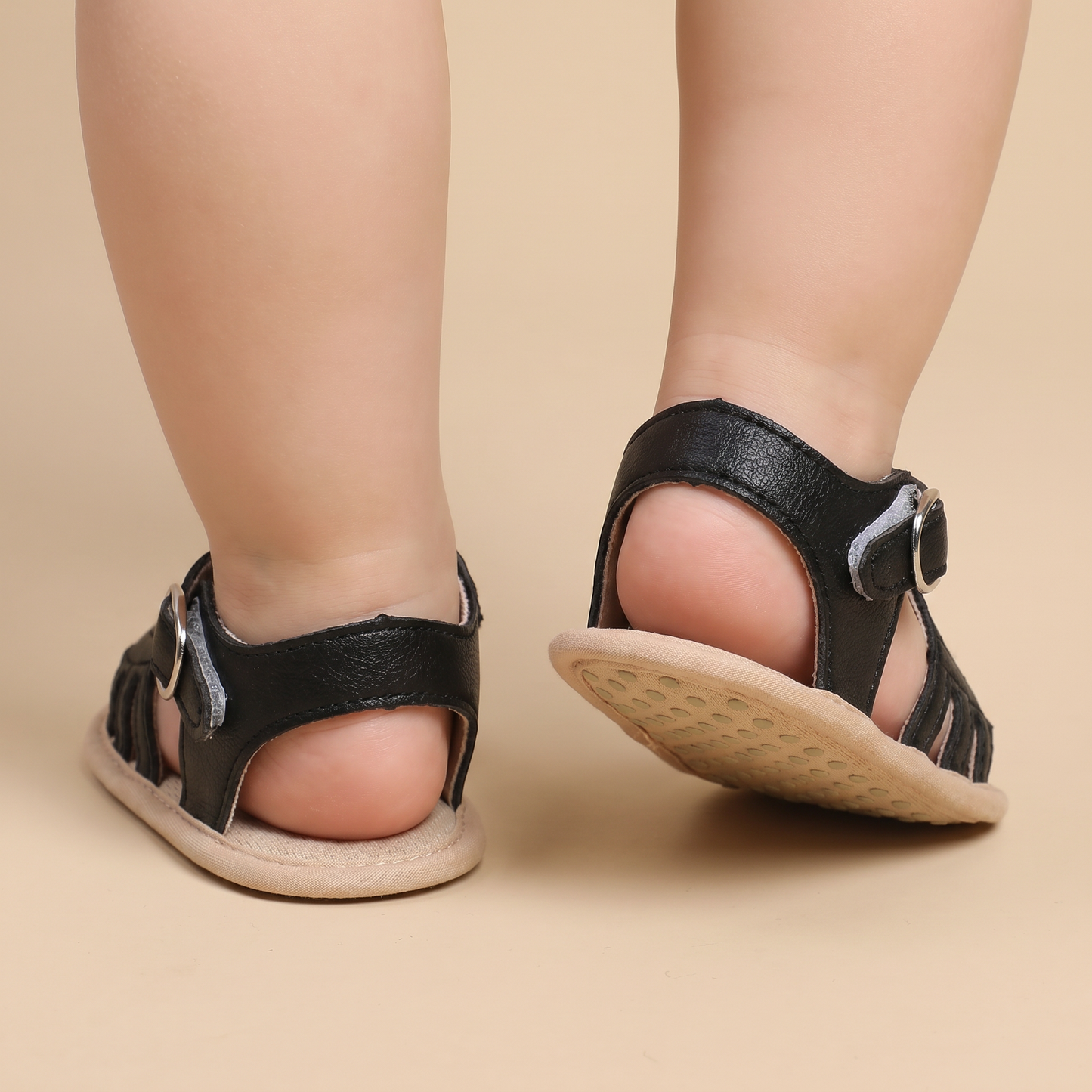 Fringe Embroidered Caged Sandals