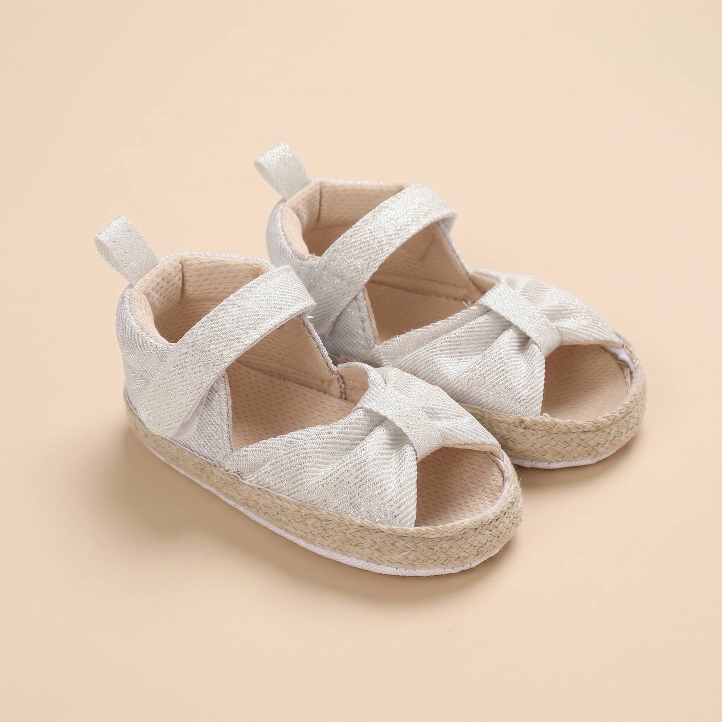 Espadrille Bow T-Strap Sandals