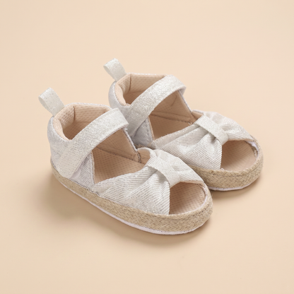 Espadrille Bow T-Strap Sandals