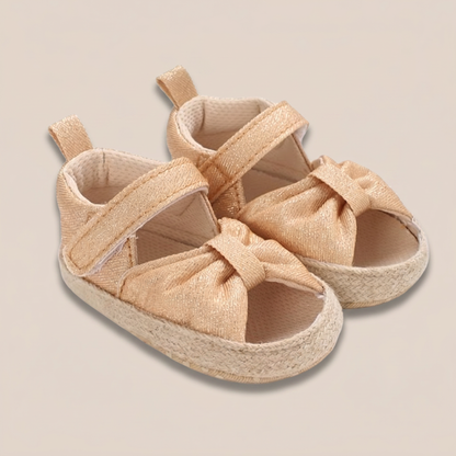 Espadrille Bow T-Strap Sandals
