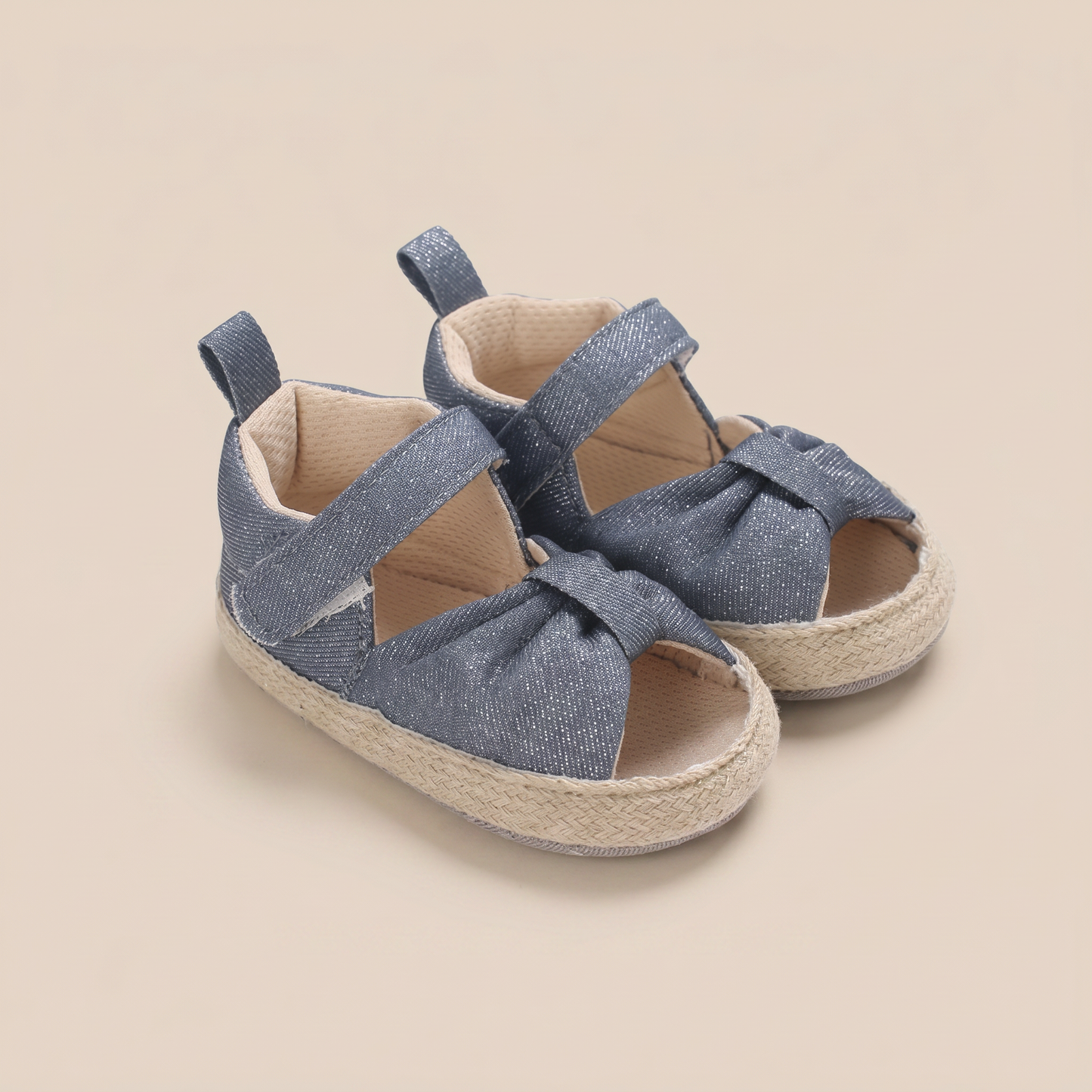 Espadrille Bow T-Strap Sandals