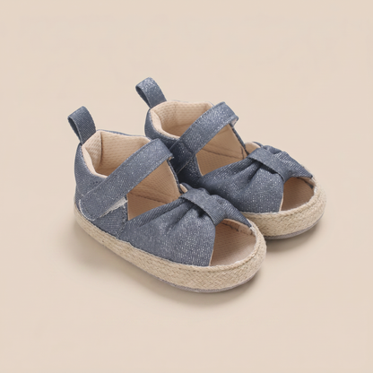 Espadrille Bow T-Strap Sandals