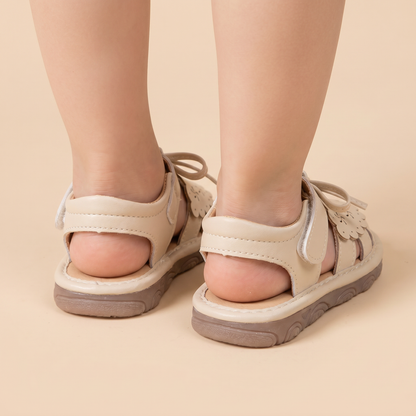 Cutout Bow Tie Sandals