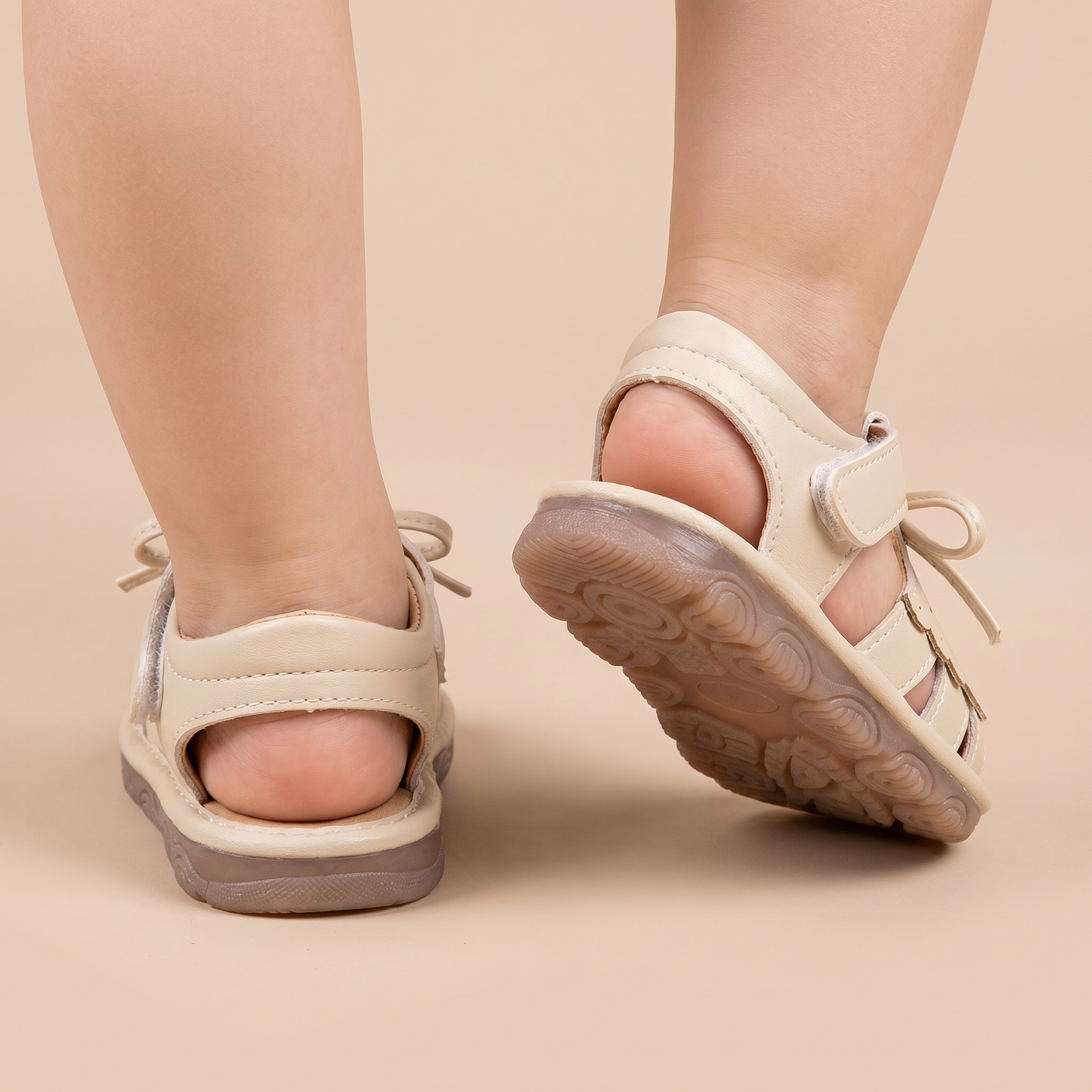 Cutout Bow Tie Sandals