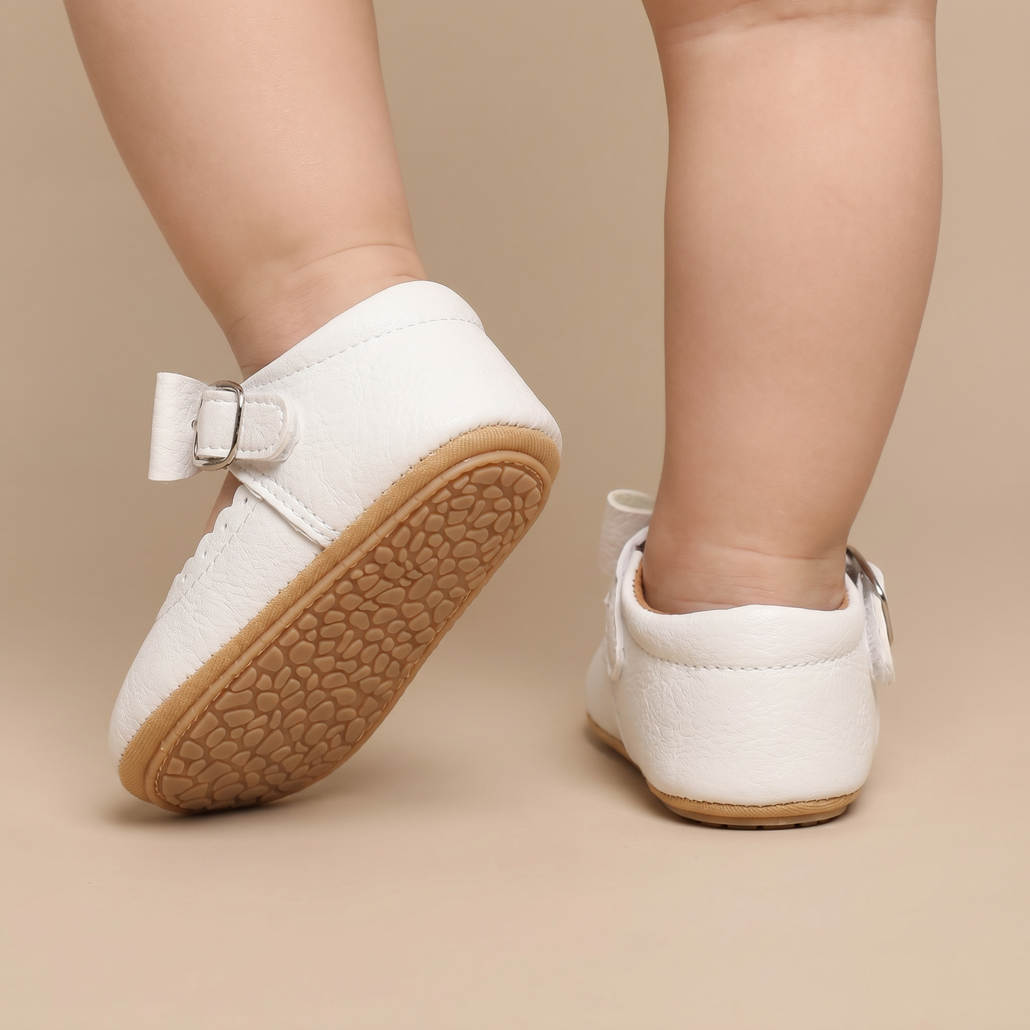 Scallop Bow Mary Jane Shoes