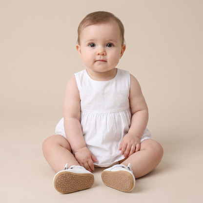 Scallop Bow Mary Jane Shoes