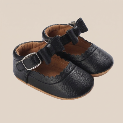Scallop Bow Mary Jane Shoes