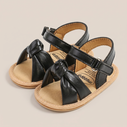 Wide Bow Strap Sandals