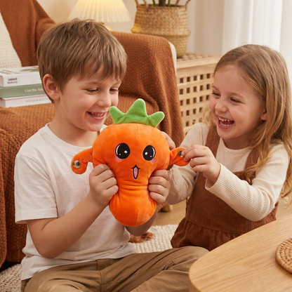 Interactive Fruit Plush Toy for Kids – Sensory Rhythm & Music Toy