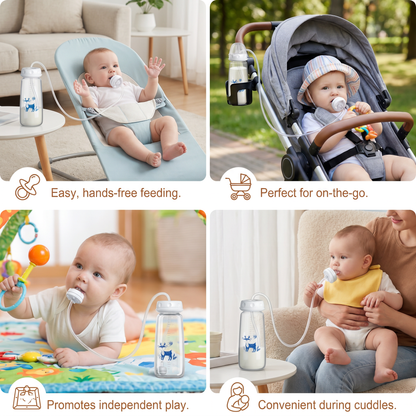 Hands-free Baby Feeding Bottle