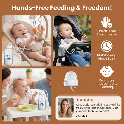 Hands-free Baby Feeding Bottle