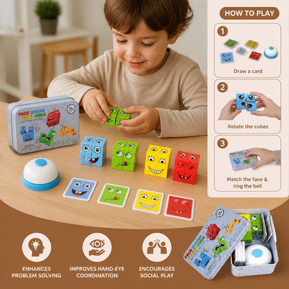 Face Puzzle Cube Game