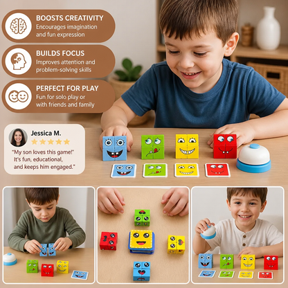 Face Puzzle Cube Game