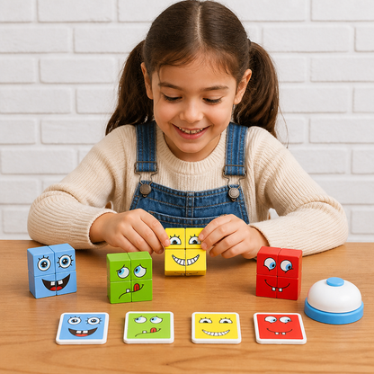 Face Puzzle Cube Game
