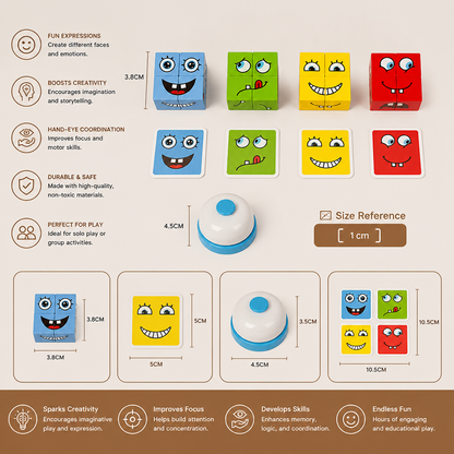 Face Puzzle Cube Game