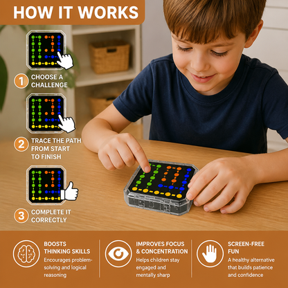 Smart Line LED Logic Puzzle Game – 800+ Brain Challenge Levels