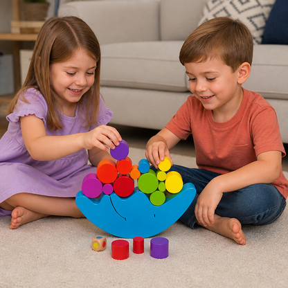 Colorful Stacking Toy – Educational Toy for Kids with Colors and Shapes