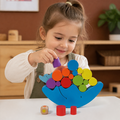 Colorful Stacking Toy – Educational Toy for Kids with Colors and Shapes