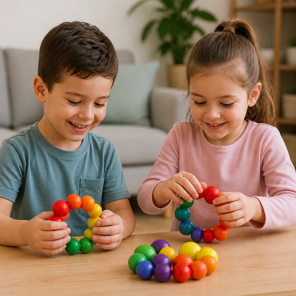 Colorful 3D Ball Building Set – Creative Construction & Fine Motor Skills Learning Toy for Kids