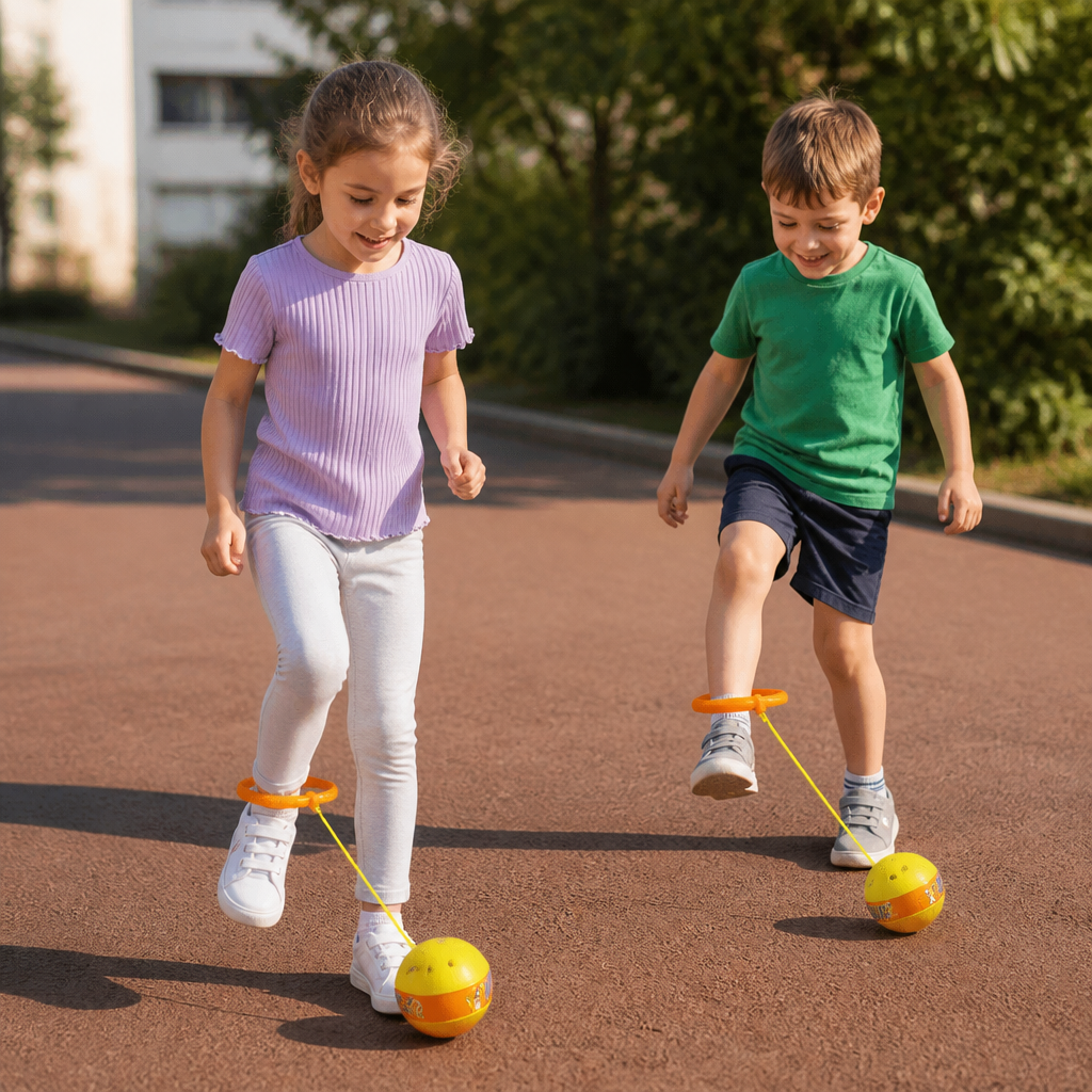 Interactive Skip Ball Ankle Swing Toy for Kids