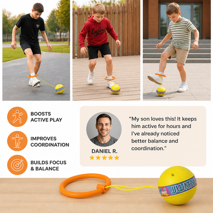 Interactive Skip Ball Ankle Swing Toy for Kids