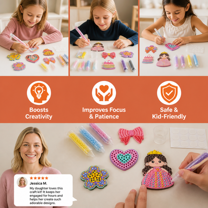 DIY Bead Art Pen Kit – Create & Decorate Animal Designs