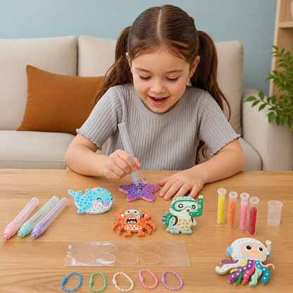 DIY Bead Art Pen Kit – Create & Decorate Animal Designs