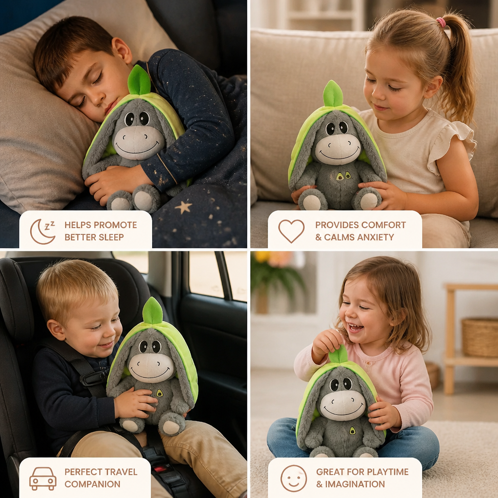 Breathing Donkey Plush Toy