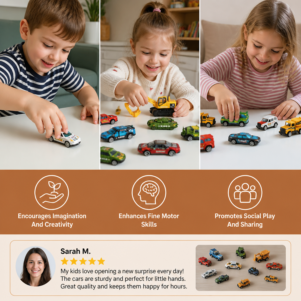 Christmas Die-Cast Car Advent Calendar for Kids