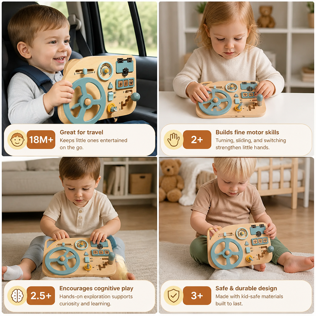 Explorer Steering Wheel – Montessori Steering Control