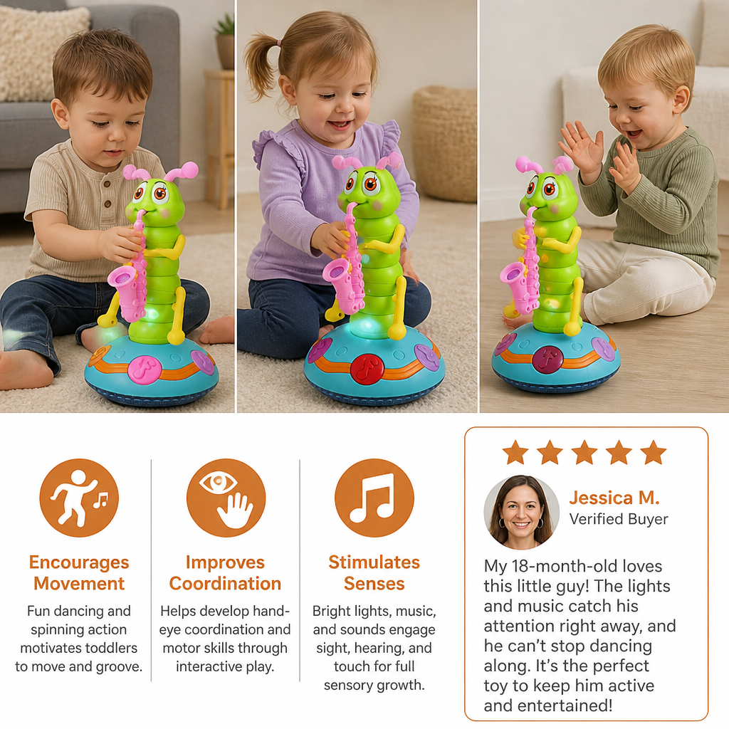 Dancing Saxophone Caterpillar
