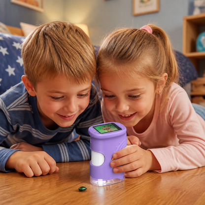 Kids’ 2-in-1 Digital Microscope & Telescope with Photo and Video Camera